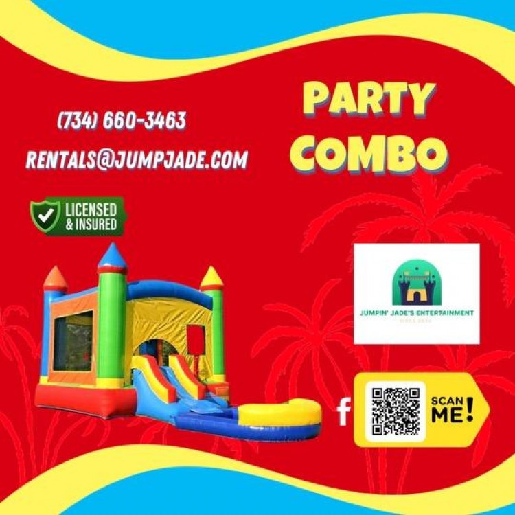 Party Combo single wet/dry slide